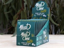Organic Mastic Resin Chewing Gum Mast Chew Zero sleeve POS 12 x 8pcs; NO calorie
