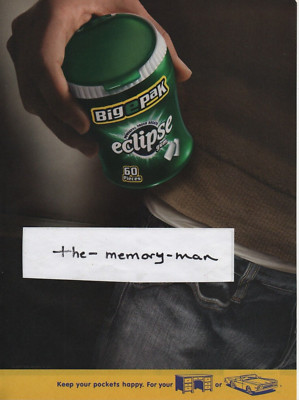 Eclipse Gum 2007 Picture Print Ad Clipping Page