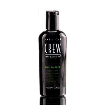 American Crew 3-in-1 Tea Tree Shampoo Conditioner Body Wash | 3.3 oz