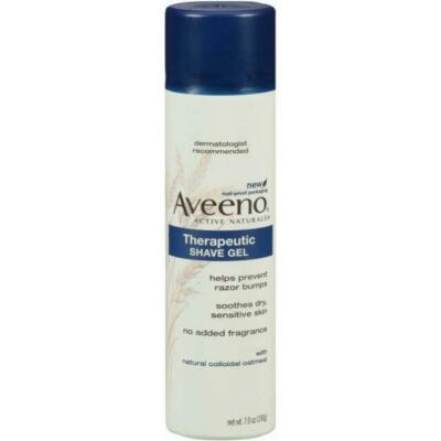 Aveeno Therapeutic Shave Gel with Oat and Vitamin E to Help Prevent Razor Bumps