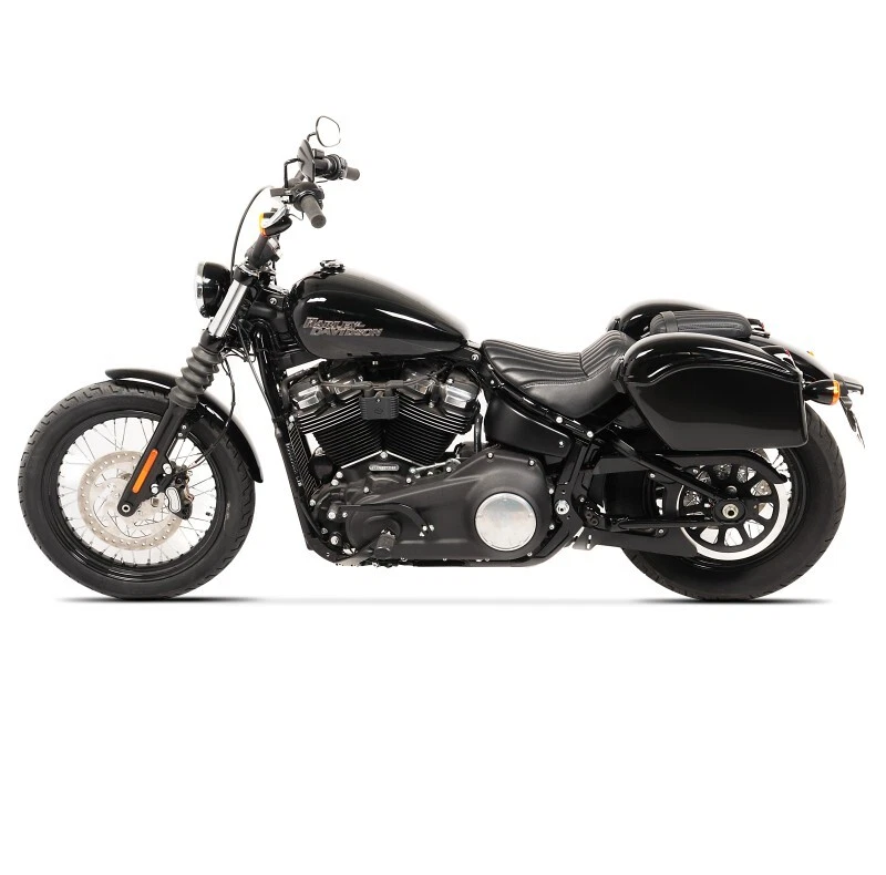 Hard saddlebags Nebraska 12l Yamaha XV 1100/ 125 / 250 / 535 / 750 Virago - Imagem 4 de 4