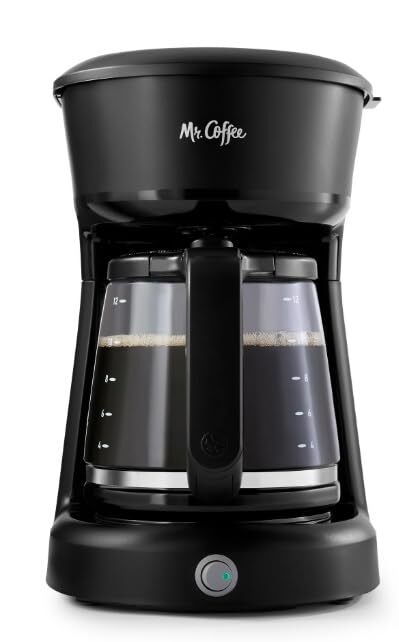 Mr. Coffee Easy On/Off 12-Cup Coffee Maker Switch Pour Grab-a-Cup Auto ...