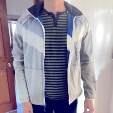 Nike Vintage Super Rare Windrunner Jacket Nylon Glanz Translucent Blue