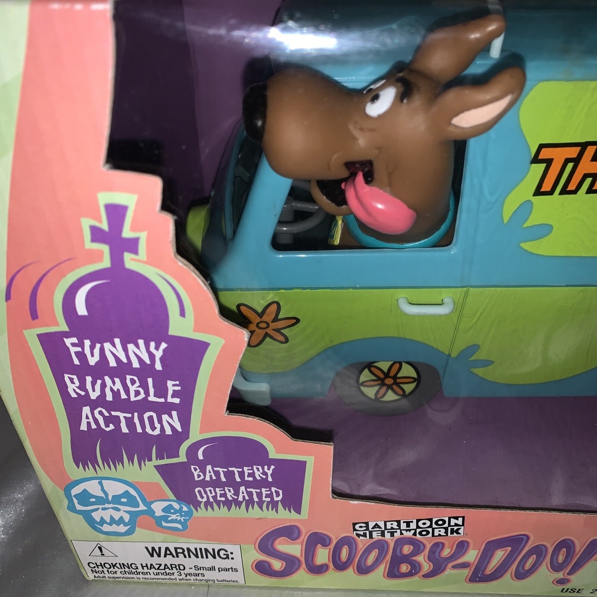 1998 Scooby Doo Mystery Machine Funny Rumble Action for sale