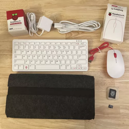 Raspberry Pi 400 Keyboard Kit, 16GB, Breadboard, Beginner’s Guide