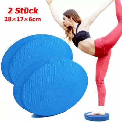 2 Balance Pad Knöchel Erholung Training Kissen Yoga Matte Übung Twist Disc Board - Bild 1 von 4