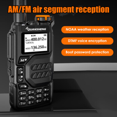 550-600mHZ Quansheng UV K5 UV-K5  Dual Band Two Way Radio Walkie Talkie US