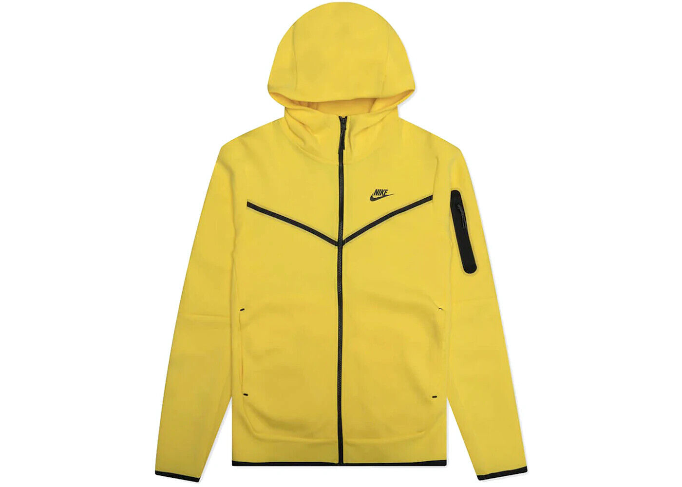 Nike Tech Fleece Windrunner Hoodie Yellow Strike Black CU4489-765 3XL ...