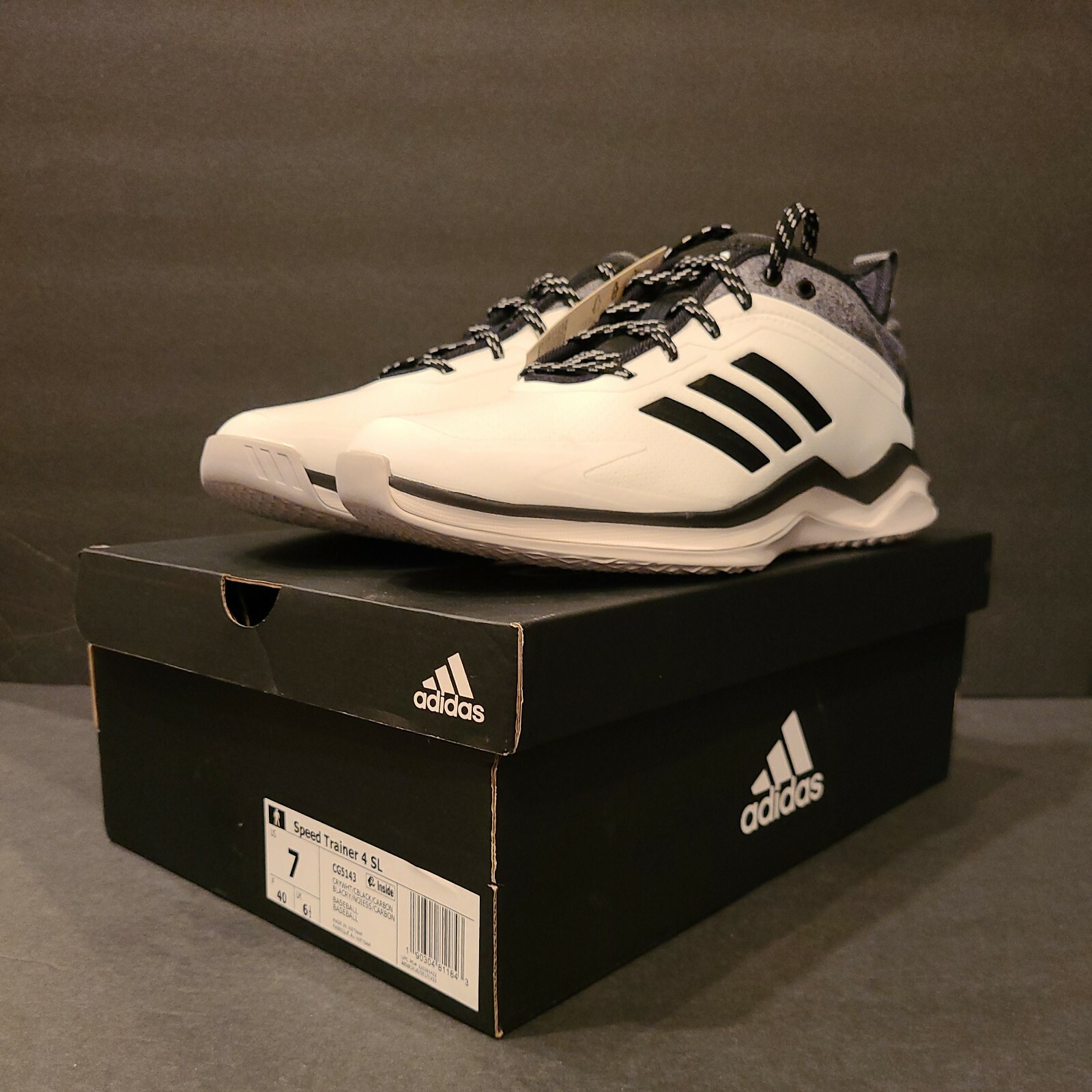 Adidas Speed Trainer 4 SL White Black 