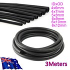 <!--F#f_0-->4mm 5mm 6mm 8mm Fuel Hose Rubber Gas Oil Air Vacuum Pipe Tube Petrol Line 3Meter<!--F/-->