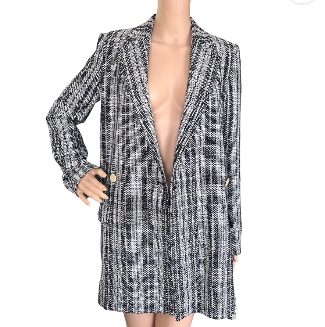 Zara robe tweed new arrivals