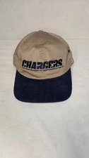 Vintage NFL San Diego Chargers Corduroy Bill Strap Back Hat Cap Kmg  90s Nwt Nos