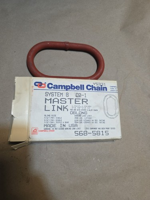 #ad CAMPBELL CAM ALLOY 568 5815 OBLONG RING LINKS 1 2quot; X 2 1 2quot; X 5quot; LENGTH $24.99