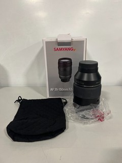 Samyang 35 150mm F2.0 2.8 FE Full Frame Zoom Lens for E Mount NEW