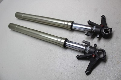2008-2010 Ducati 848 Front Forks Shock Suspension Set Pair Ohlins Internals