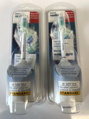 WOW! 2 SONICARE e series by Philips STANDARD Brush Heads & FAST FREE SHIPPING!