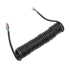 Trailer Wiring Coiled Cable Extension, 12.8ft 20AWG 7 Core Polyurethane Copper