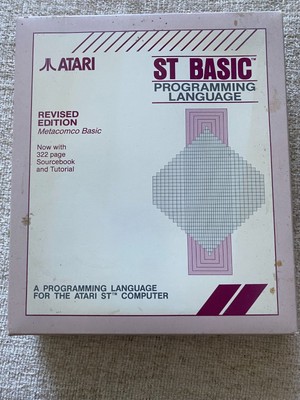 ATARI ST BASIC Programmiersprache REVISED EDITION BOXED Metacomco Basic.
