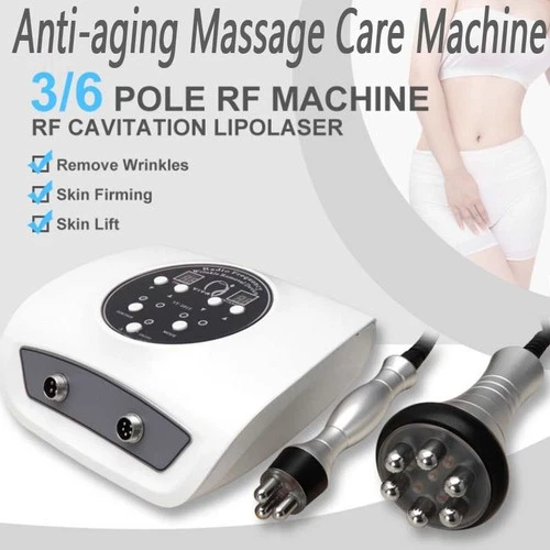 Radiofrequency wrinkle removal, firming, and skin enhancement beauty device