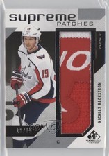 2021 Upper Deck SP Game Used Supreme 13/15 Nicklas Backstrom #SP-NB Patch 0ze5