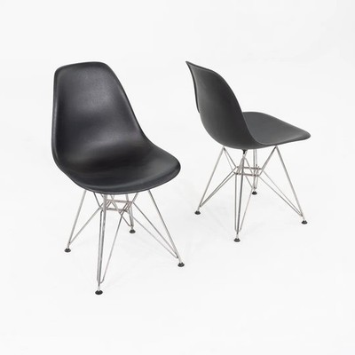 2012 Herman Miller Eames DSR Dining Chair w/ Black Plastic Shell 6x Available