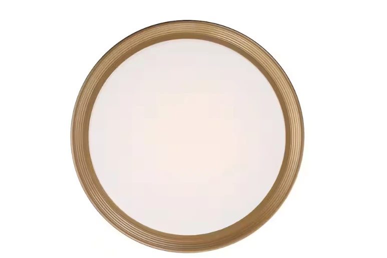 Access Lighting 49970LEDDLP-MBL/ACR Malaga Flush Mount Matte Black and White - Image 3 of 4