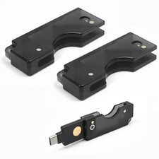 2 Pack Hard PC Flip Holder Protective Cover Compatible with YubiKey 5C NFC, S...