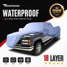 Gmc Sierra 3500 1992-2000 Crew Cab Long Bed Waterproof Truck Cover 18 Layer Gmc Sierra 3500 1992-2000 Crew Cab Long Bed Waterproof Truck Cover 18 Layer
