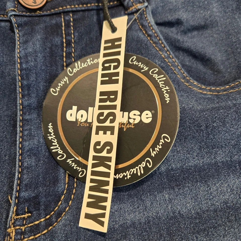 NWT Dollhouse High-rise Skinny Jeans Curvy Collection Girls Sz 7/8 28x29 - Image 4 of 4