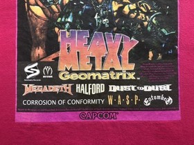 Dreamcast Heavy Metal Geomatrix T-shirt Metal Hurlant Vintage Used