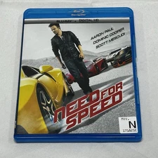 NEED FOR SPEED ~ 2014 Blu-Ray + Digital HD + Digital Copy ~ Aaron Paul / Cooper
