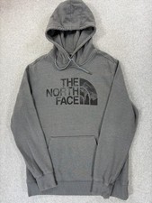 The North Face Half Dome Screened Logo Hoodie Sweatshirt Men's Large Gray