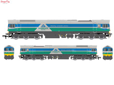 Dapol Class 59 002 Alan J Day Aggregate Industries (DCC-Sound) OO Gauge