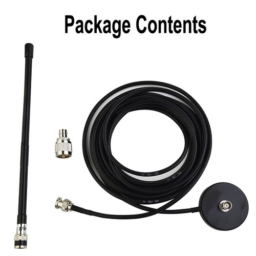 CB Antenna Radio Reception 1 Set 27MHz 30W BNC Male Connector Soft Whip - Picture 10 of 12