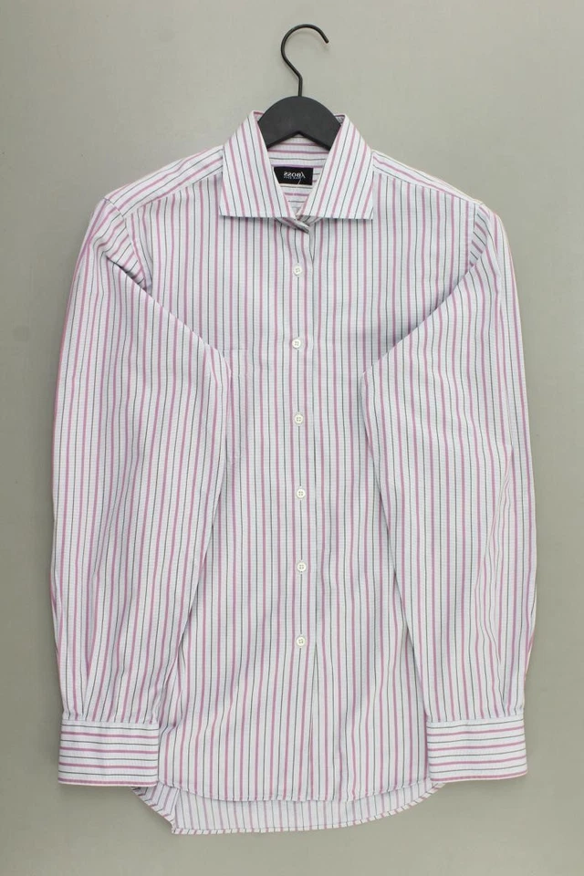 BOSS by Hugo Boss camicetta per uomo taglia Hemdgröße 40, M, 50 rigato di cotone - Immagine 4 di 4