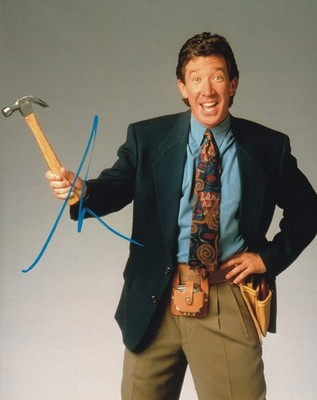 TIM ALLEN signed Autogramm 20x25cm HOME IMPROVEMENT in Person autograph COA