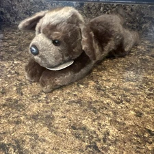 Yomiko Classics Chocolate Lab Labrador Soft Plush Puppy Dog Realistic Russ 12”