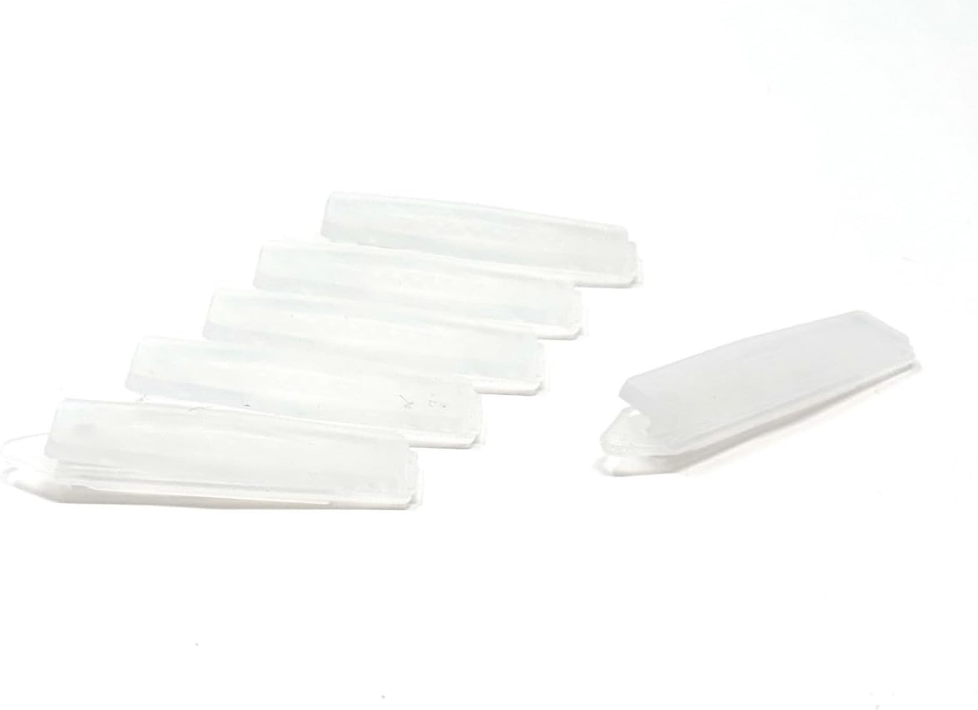 Fermagli Capelli Cani Rombo Trasparente - Set 6 Pezzi Camtiac Deluxe