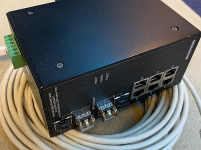 Microsens MS655210 Industrie Gigabit Ethernet Switch 6x RJ45 2x SFP MS200100