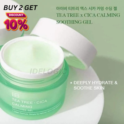 IB Tea Tree + Cica Calming Vegan Soothing Cream 99% Natural Plant-based Face