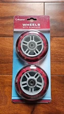 Razor Scooter Replacement Wheels -A,A2,A4,Spark,Spark 2.0,  (set of 2) - Red