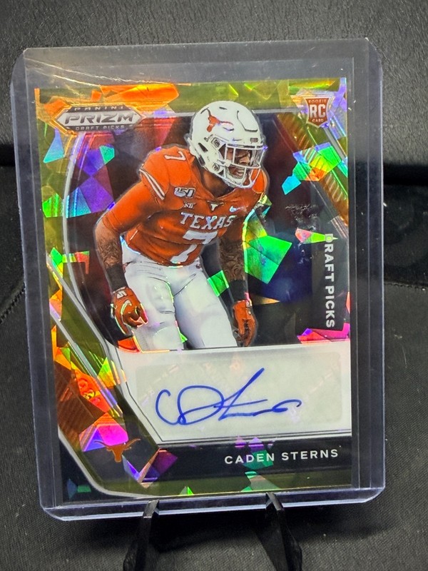 2021 Panini Prizm Draft Picks Caden Sterns RC Autograph Card Prizm #DPA-CAD