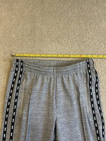 Victoria's Secret PINK Open leg Grey Black Classic Jogger Pants Size Small