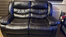 Leather Recliner Sofa 2-Seater