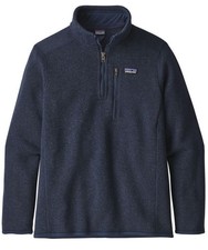 Boy  s Patagonia Navy Better Sweater Quarter Zip Fleece Pullover XXL 16-18