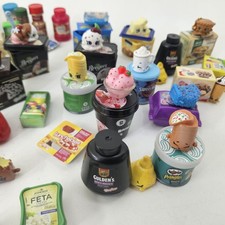 Shopkins Real Littles Miniature Food Toy Lot Grocery Store Huge Lot of Figures