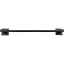 Vienna Towel Bar, 18 Inches, Matte Black by Stone Harbor Hardware