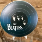 Beatles Vintage Photos Record LP Graphic Tin Metal sign 12” Round Man-Cave Décor