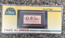 The Trilogy Take Alongs Cross Stitch Kit GOOD EGGS Fabric  Floss NEW