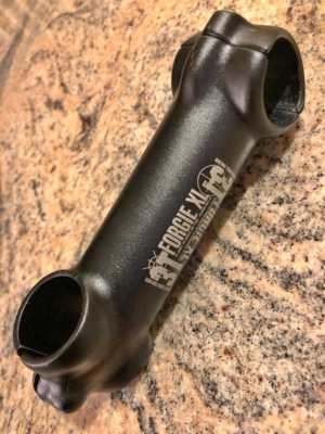 Potence 3T Forgie XL Pour Vélo De Route - Noir, 80mm, Sans Filetage, Alu Forgé - Italie